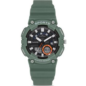 Hummel HM-1015MAD-4 Erkek Yeşil Kol Saati