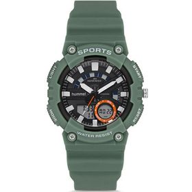 Hummel HM-1015MAD-4 Erkek Yeşil Kol Saati