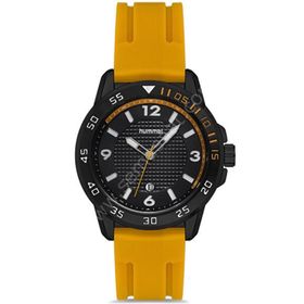 Hummel HM-3000MA-5 Erkek Siyah Sarı Kol Saati