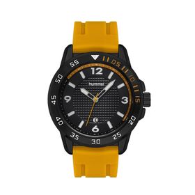 Hummel HM-3000MA-5 Erkek Siyah Sarı Kol Saati