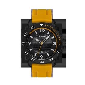 Hummel HM-3000MA-5 Erkek Siyah Sarı Kol Saati
