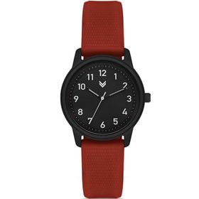 Hummel HM-3001IA-1 Kadın Siyah Kırmızı Kol Saati