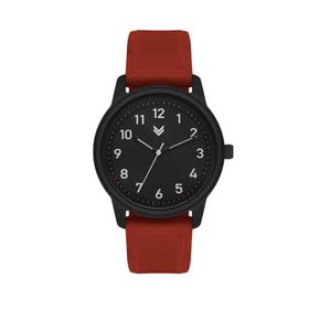 Hummel HM-3001IA-1 Kadın Siyah Kırmızı Kol Saati