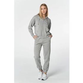 Hummel Hmlipomea Zip Hoodie 921694-2006 Gri 001 Kadın Günlük Sweatshirts