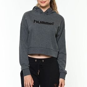 Hummel Rayce Haki Kadın Baskılı Kapüşonlu Sweatshirt