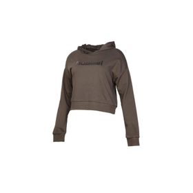 Hummel Rayce Haki Kadın Baskılı Kapüşonlu Sweatshirt