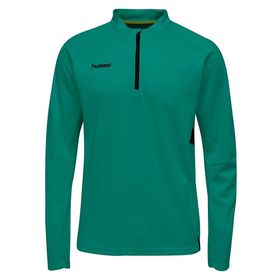 Hummel Tech Move Yeşil Erkek Yarım Fermuarlı Sweatshirt