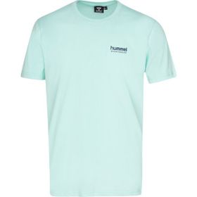 Hummel Trinar Erkek Turkuaz Yuvarlak Yaka Tişört