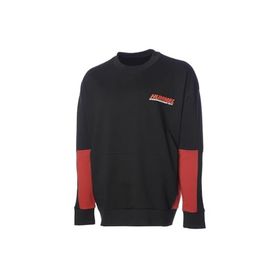 Hummel Vera Erkek Siyah Yuvarlak Yaka Sweatshirt