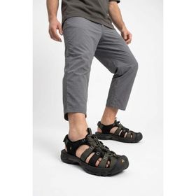 Humtto 152-710445A Siyah-Yeşil Erkek Sandalet