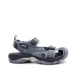 Humtto HM740093A Gri Burnu Kapalı Cırtlı Erkek Outdoor Trekking Spor Sandalet