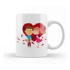 Humuts 0232 Sevgililer Günü Sevgiliye Hediye Kupa Bardak