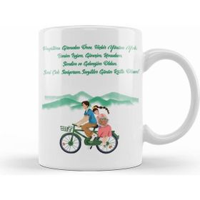 Humuts 026 Sevgililer Günü Sevgiliye Hediye Kupa Bardak