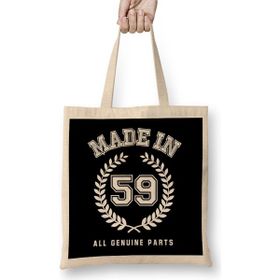 Humuts 1959 Made in 59 All Genuine Parts Bez Kadın Günlük Çanta