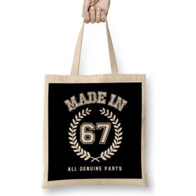 Humuts 1967 Made in 67 All Genuine Parts Bez Kadın Günlük Çanta