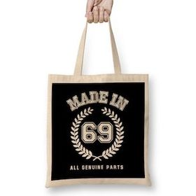 Humuts 1969 Made In 69 All Genuine Parts Bez Kadın Günlük Çanta