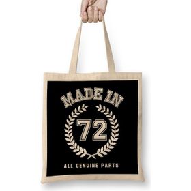Humuts 1972 Made in 72 All Genuine Parts Bez Kadın Günlük Çanta