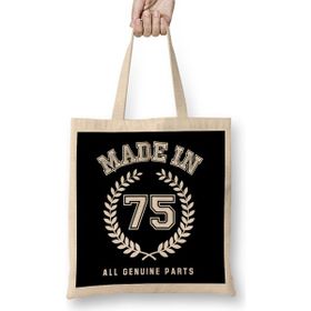 Humuts 1975 Made in 75 All Genuine Parts Bez Kadın Günlük Çanta