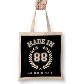Humuts 1988 Made in 88 All Genuine Parts Bez Kadın Günlük Çanta