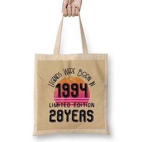 Humuts 1994 Birthday Gift Made Born in 1994 Gift 28TH Year Old Birthday Gift Vintage Style Bez Kadın Günlük Çanta