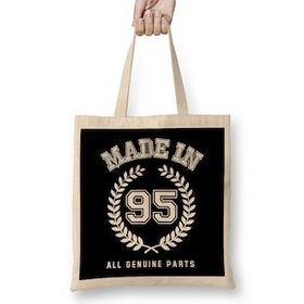 Humuts 1995 Made In 95 All Genuine Parts Bez Kadın Günlük Çanta