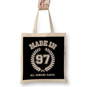 Humuts 1997 Made In 97 All Genuine Parts Bez Kadın Günlük Çanta