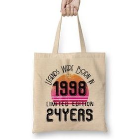 Humuts 1998 Birthday Gift - Made, Born In 1998 Gift - 24TH Year Old Birthday Gift Vintage Style Jpg Bez Çanta