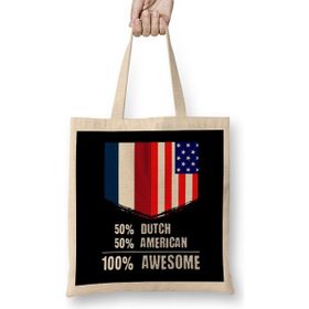 Humuts 50% Dominican 50% American 100% Awesome Immigrant Bez Çanta