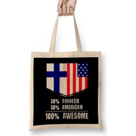 Humuts 50% Filipino 50% American 100% Awesome Immigrant Bez Kadın Günlük Çanta