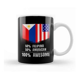 Humuts 50% Filipino 50% American 100% Awesome Immigrant Kupa