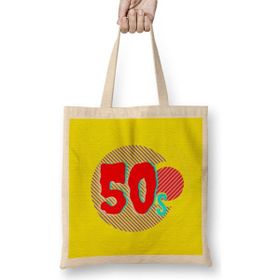 Humuts 50S Vintage Retro Design Slogan Style Art- Tv Kid Movies Bez Çanta