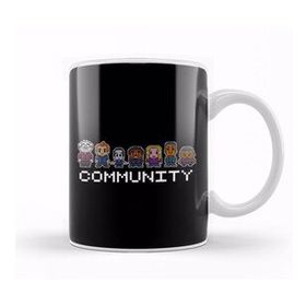 Humuts 8 Bit Community Logo Kupa Bardak