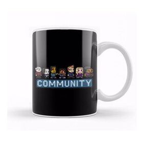Humuts 8 Bit Community Logo Kupa Bardak