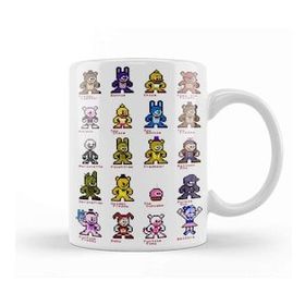 Humuts 8 Bit Fnaf World Five Nights At Freddys Kupa Bardak