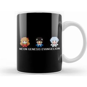 Humuts 8 Bit Neon Genesis Evangelion Kupa Bardak