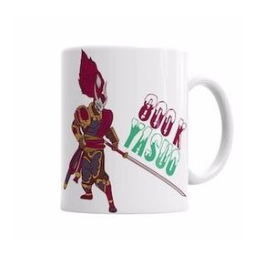 Humuts 800K Yasuo League Of Legends Beyaz Tişört Oyun Darius Ahri Jinx Morgana Katarina Ezreal Kupa Bardak
