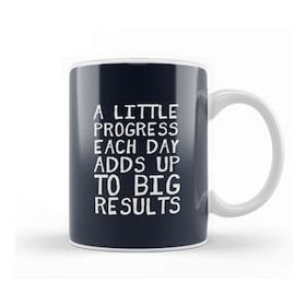 Humuts A Little Progress Each Day Adds Up Gym Inspiratio Kupa Bardak