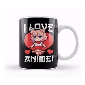 Humuts Adorable I Love Anime Girl Japanese Kawaii Kupa Bardak