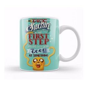 Humuts Adventure Time Lettering Sorta Good Kupa Bardak