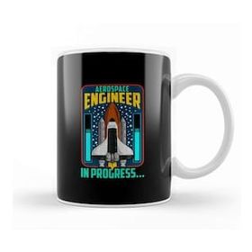 Humuts Aerospace Engineer In Progres Spaceship Rocket Kupa Bardak