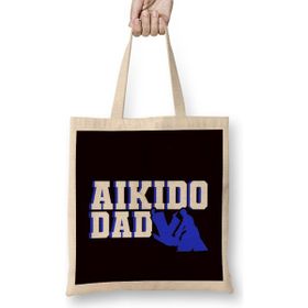Humuts Aikido Dad Father Fighter Martial Arts Fight Self Defense Bez Çanta