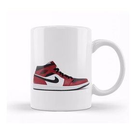 Humuts Air Jordan 1 Mid Chicago Toe Kupa Bardak