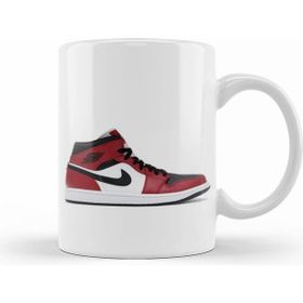 Humuts Air Jordan 1 Mid Chicago Toe Kupa Bardak