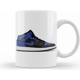 Humuts Air Jordan 1 Mid Hyper Royal Kupa Bardak