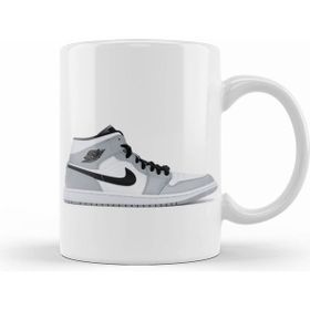 Humuts Air Jordan 1 Mid Smoke Grey Kupa Bardak