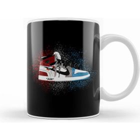 Humuts Air Jordan 1 Red White Blue Sporty Basketball Kupa Bardak