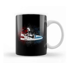 Humuts Air Jordan 1 Red White Blue Sporty Basketball Kupa Bardak