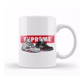 Humuts Air Jordan 4 Iv Retro Fire Red Believe Universe Kupa Bardak