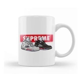 Humuts Air Jordan 4 Iv Retro Fire Red Believe Universe Kupa Bardak
