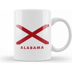 Humuts Alabama State Flag Kupa Bardak